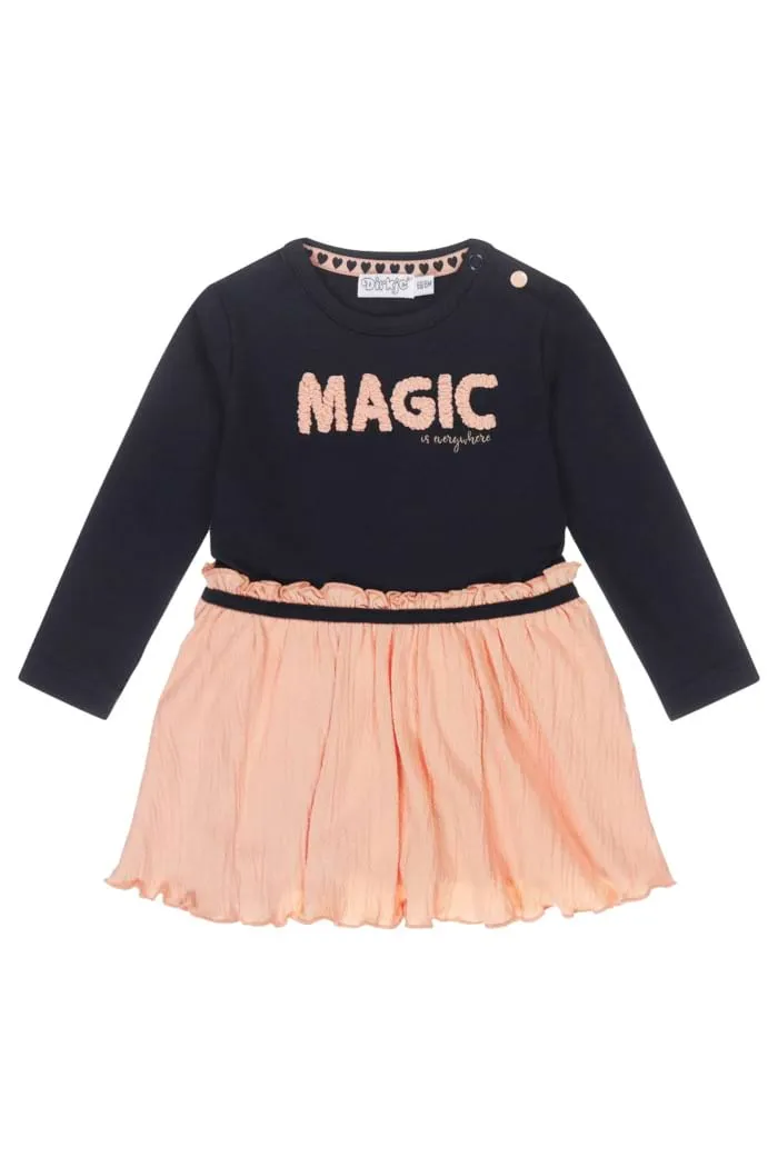 2-in-1 Langarmkleid mit Print für Babys & Kinder 