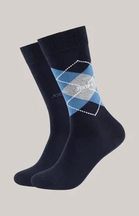 2er-Pack Socken in Navy