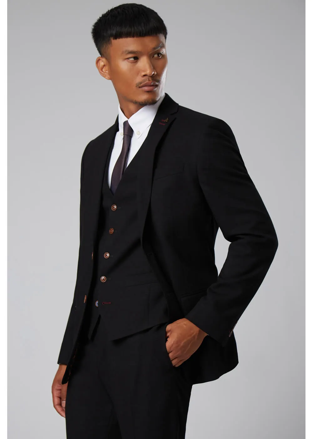 Antike Rogue Branton Anzugjacke Schwarz