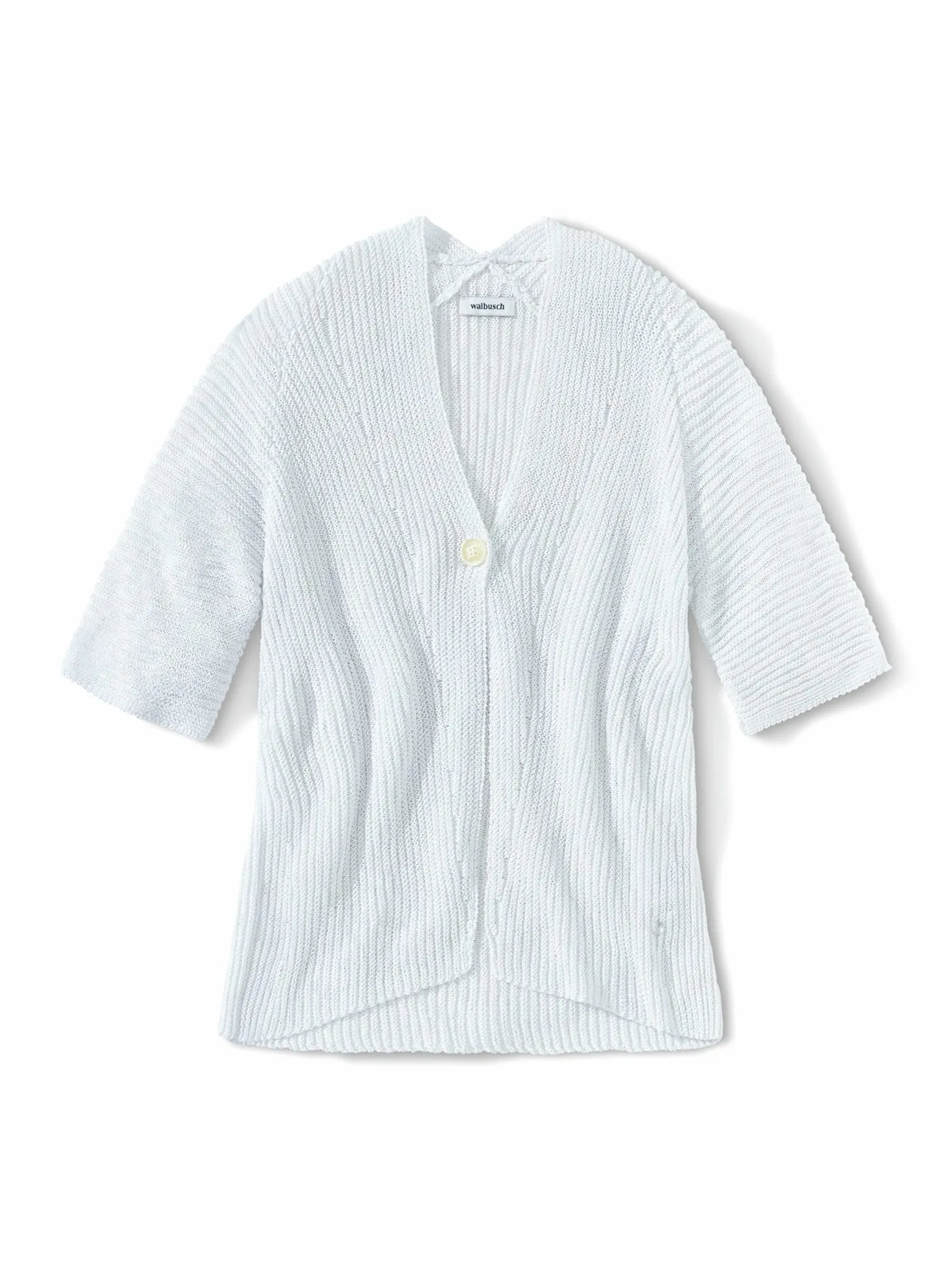 Bändchengarn Strickweste für Damen