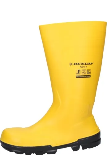Berufsgummistiefel WORK-IT gelb | S5 Dunlop Stiefel