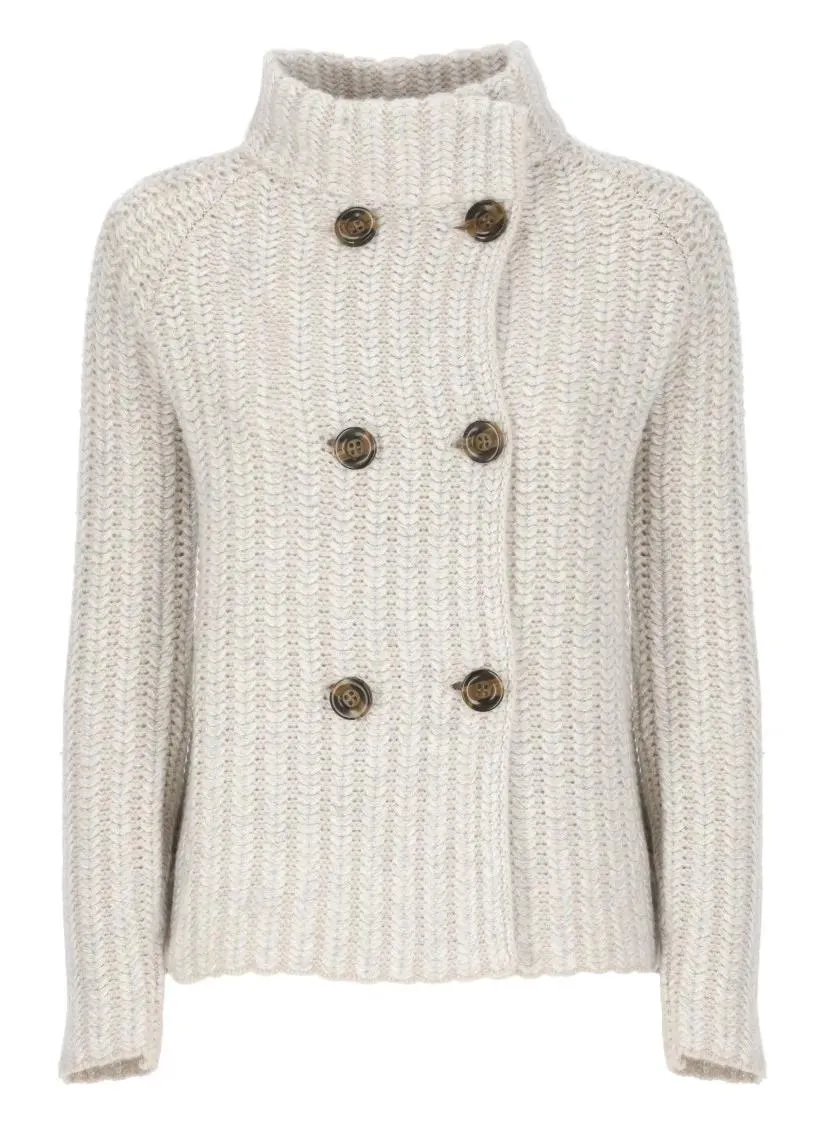   Biarritz1961  Wool And Cashmere Jacket Grey  Übergangsjacke 