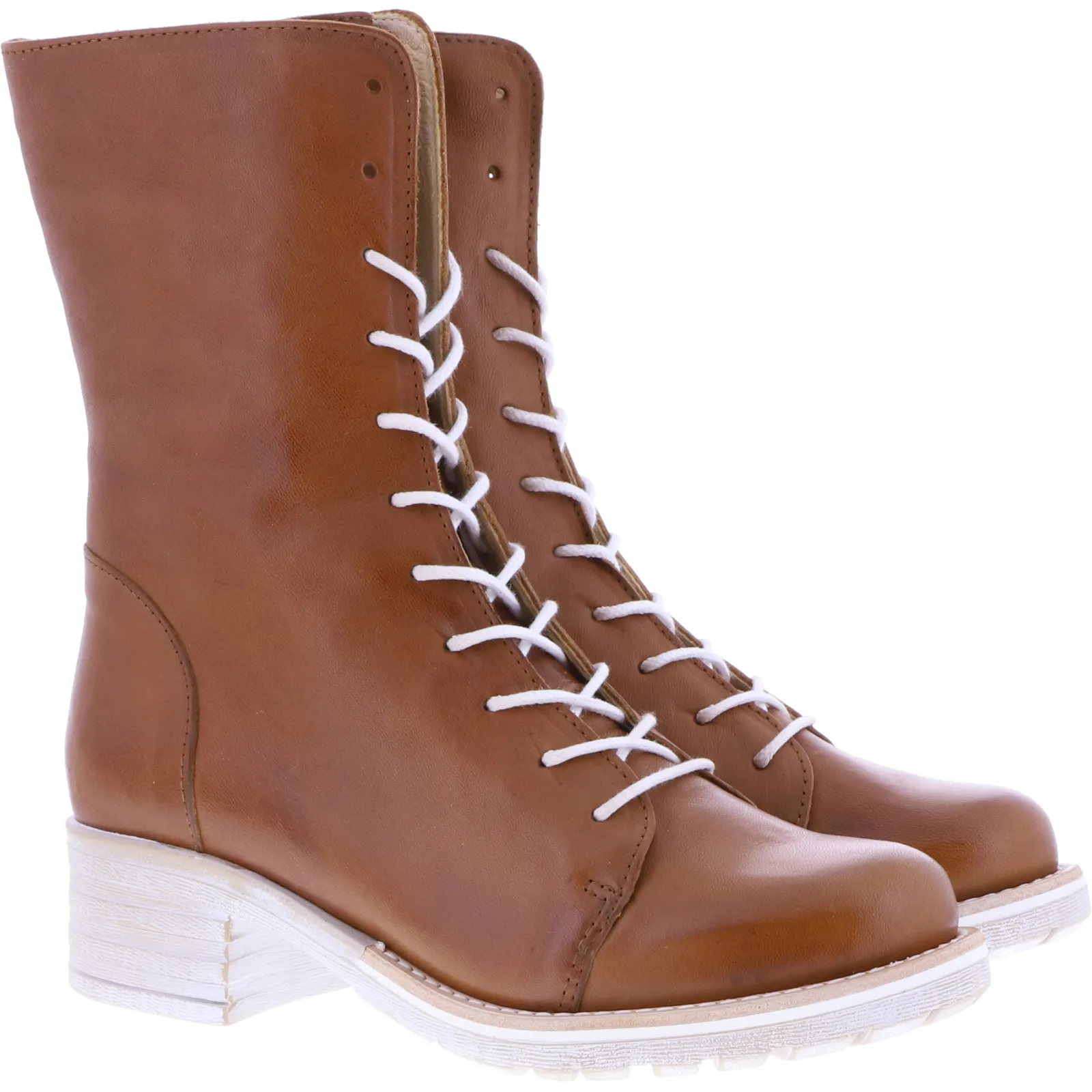 Brako / Modell: Military Roma / Tabac Braun Glattleder / Art: 8470 / Damen Stiefel