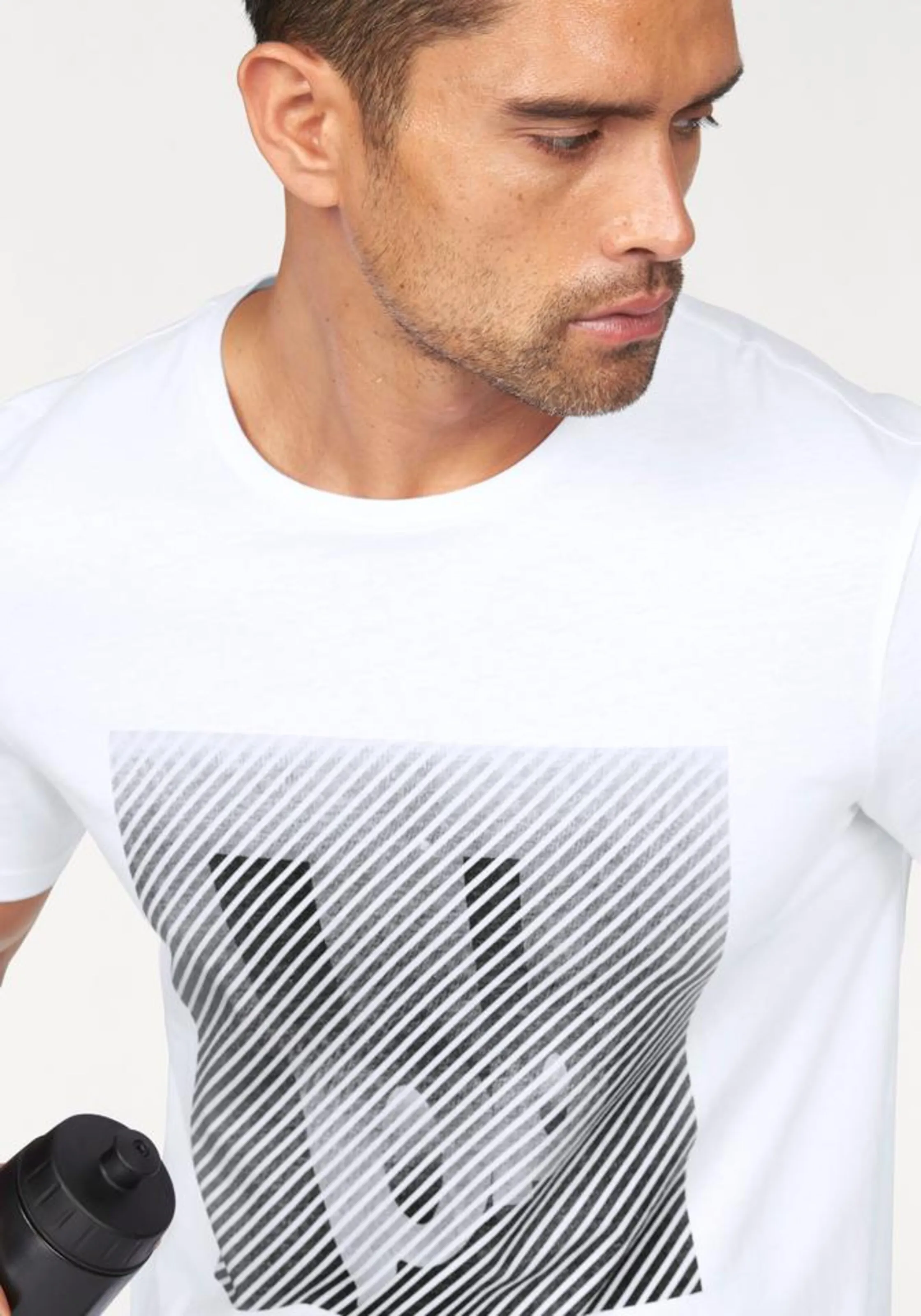 BRUNO BANANI T-Shirt in Schwarz, Weiß
