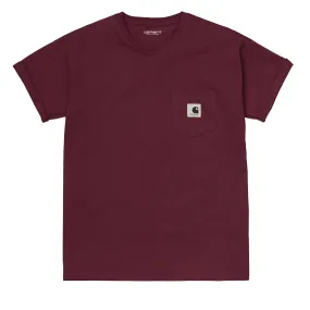 Carhartt WIP W' S/S Pocket T-Shirt Damen Wine