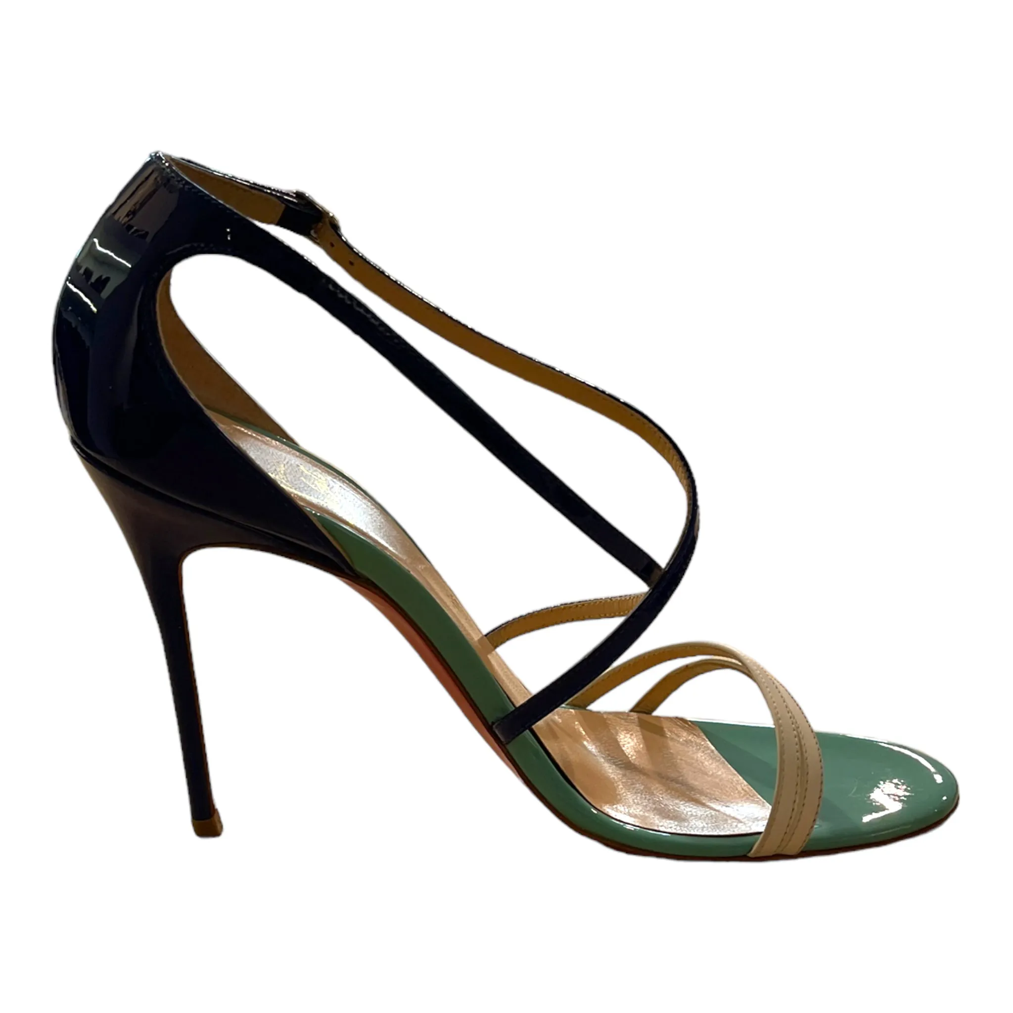 Christian Louboutin Stiletto High Heel Sandalen aus Lackleder