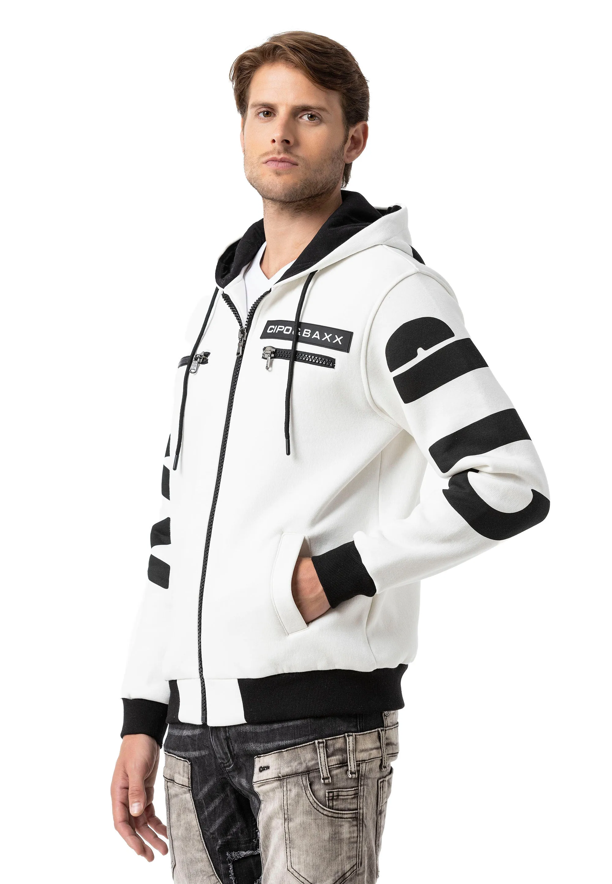 CL577 HERREN HOODIE SWEATJACKET