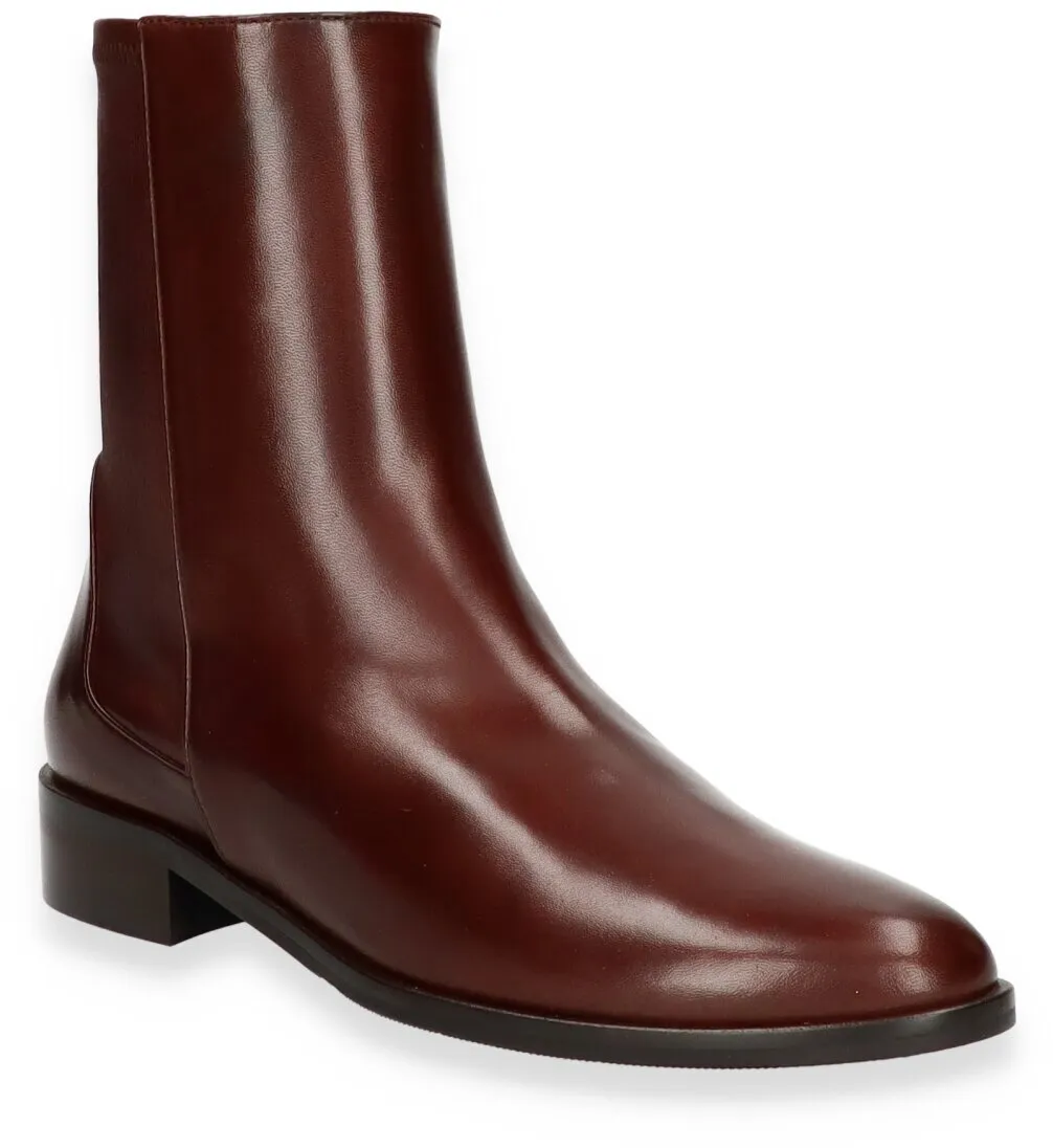 Damen-Stiefeletten aus Leder 105201000008 (Braun)