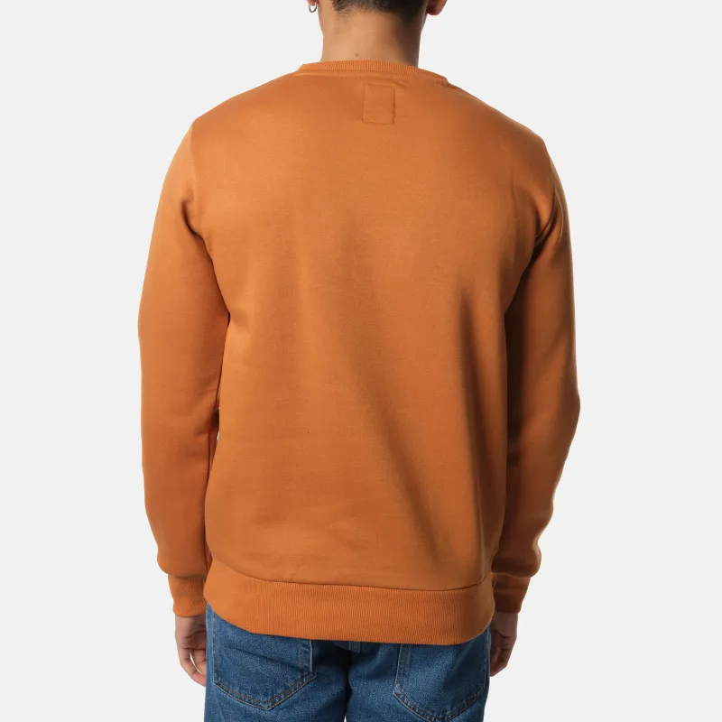 Fleece-Sweatshirt mit Einsatz