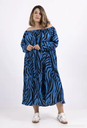 GT-Langarmkleid mit Zebramuster