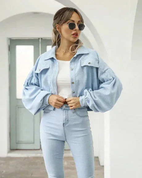 Heidi-Mode | Damen Gekürzt Jacke Winter