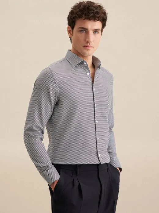 Herren Business Hemd - Slim Langarm