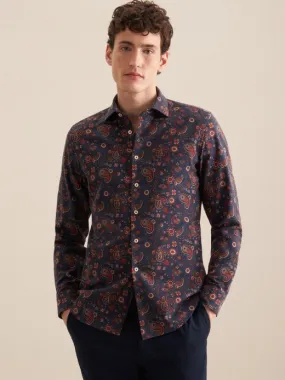 Herren Casual Hemd - Slim Langarm