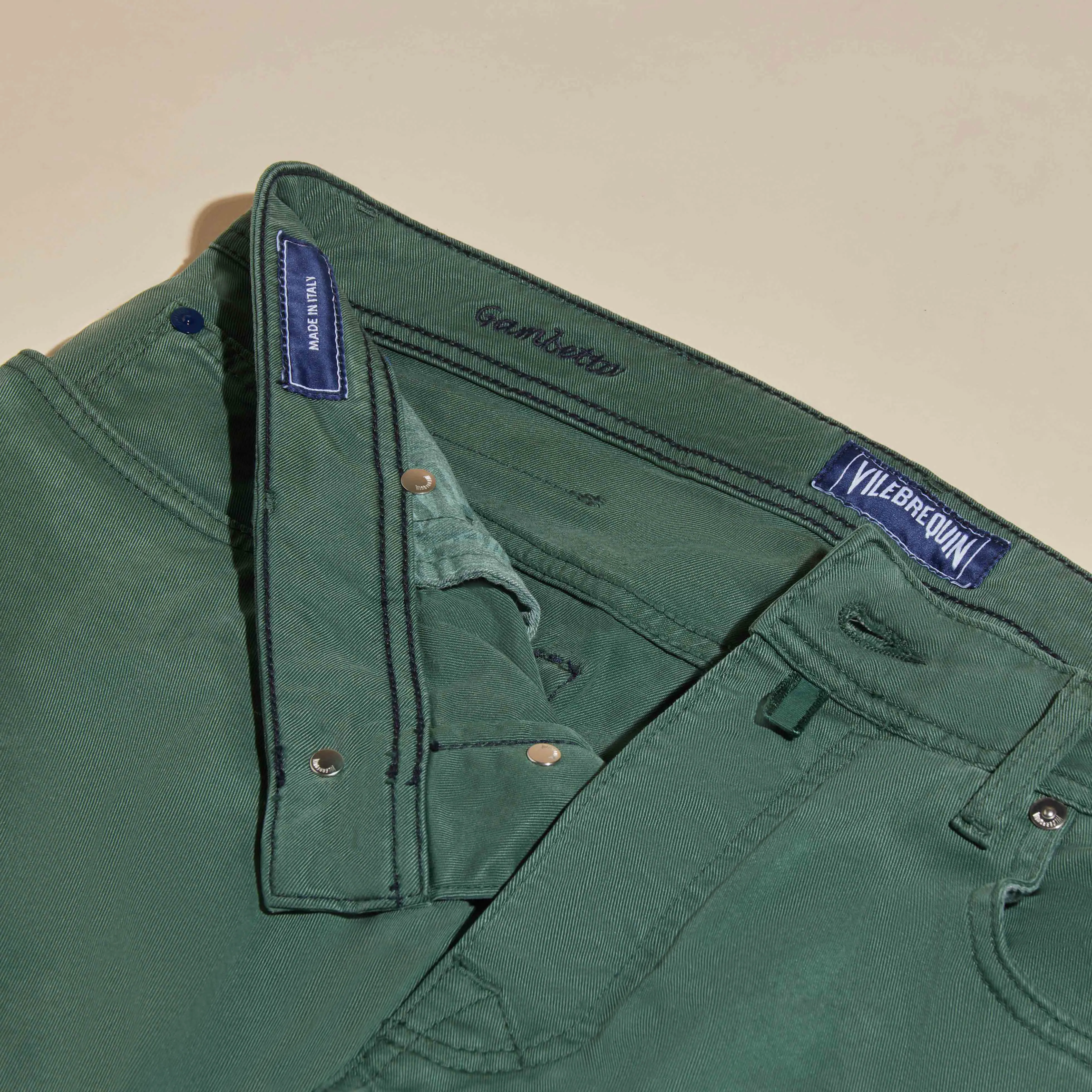 Herrenhose aus Tencel-Gabardine im 5-Taschen-Design