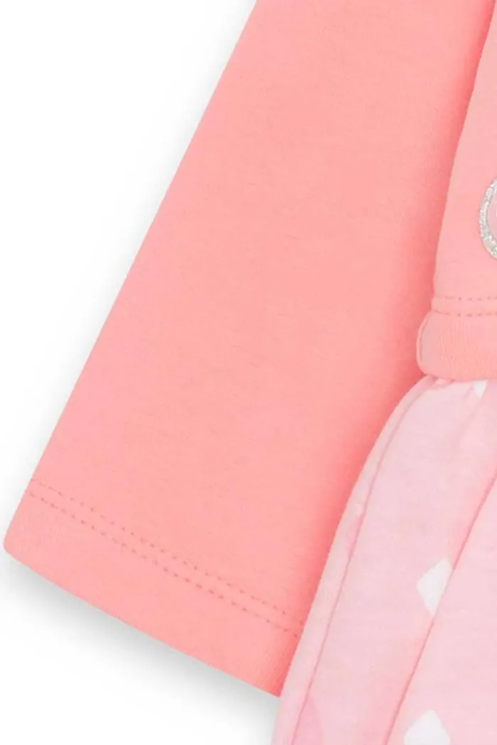 Jerseykleid mit Stern & Muster - Baby + Kinder ⭐Langarmkleid