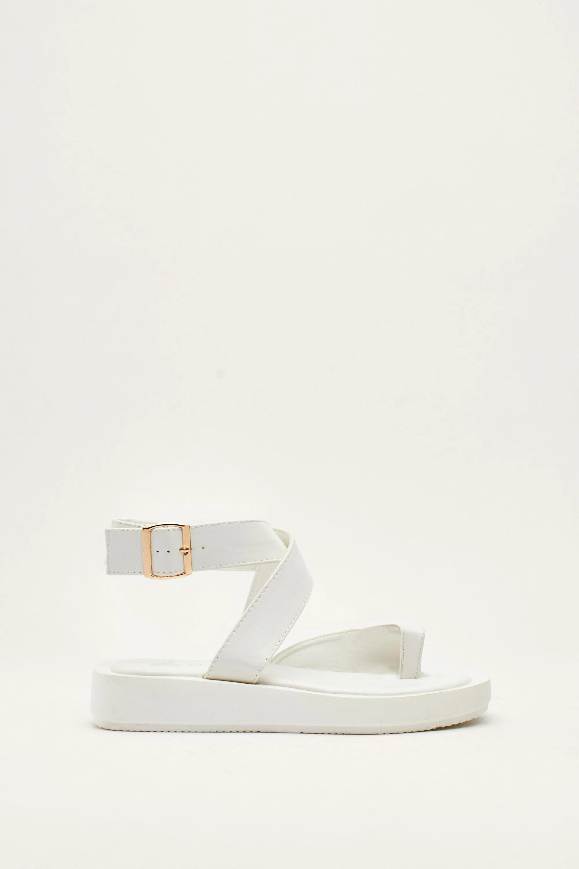 Kunstleder Sandalen mit Riemchen
