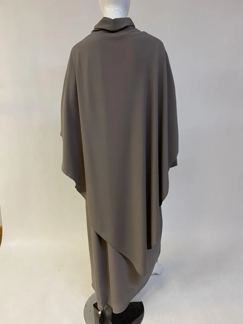 Langarmkleid, zweiteiliges Set
