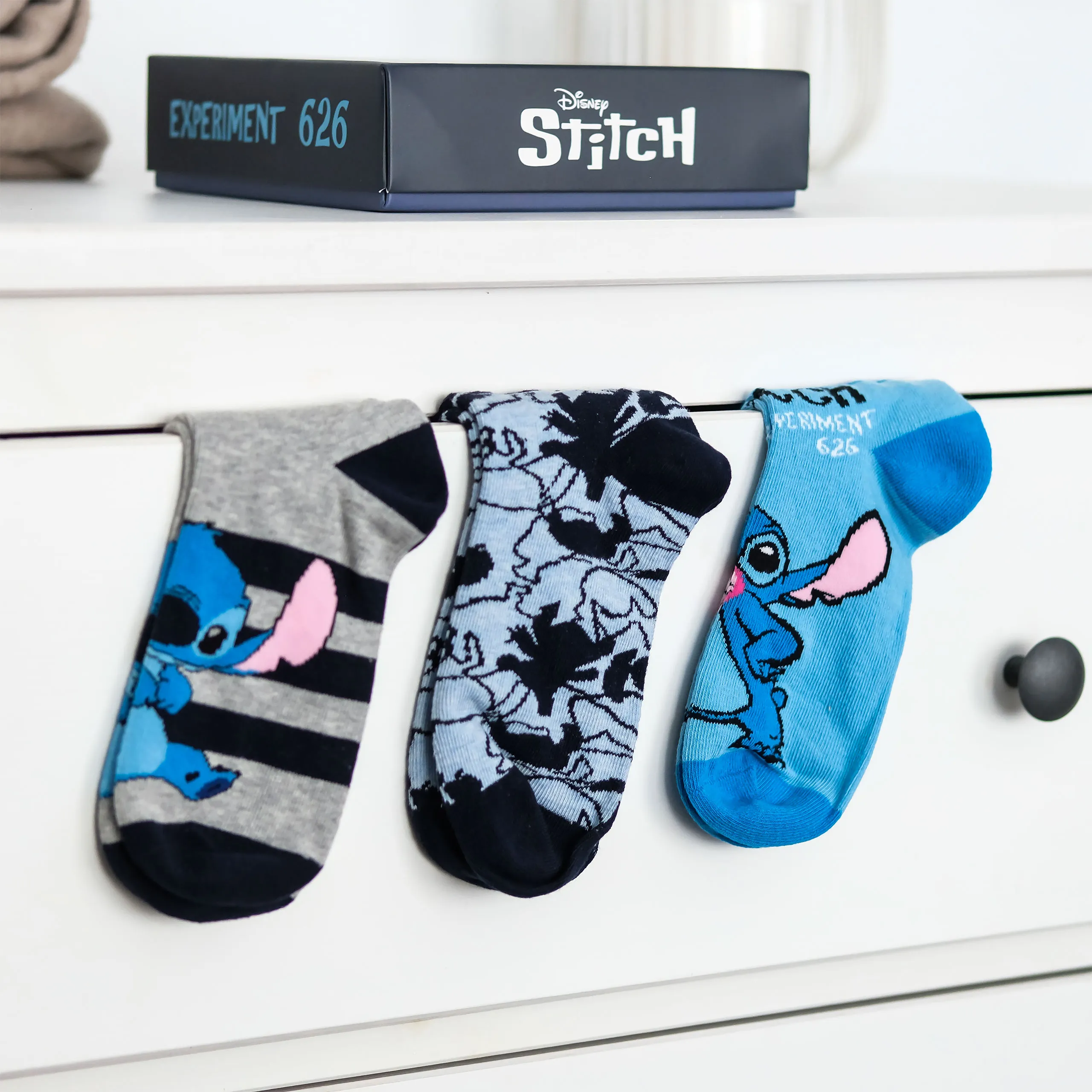 Lilo & Stitch Sneaker Socken 3er Set