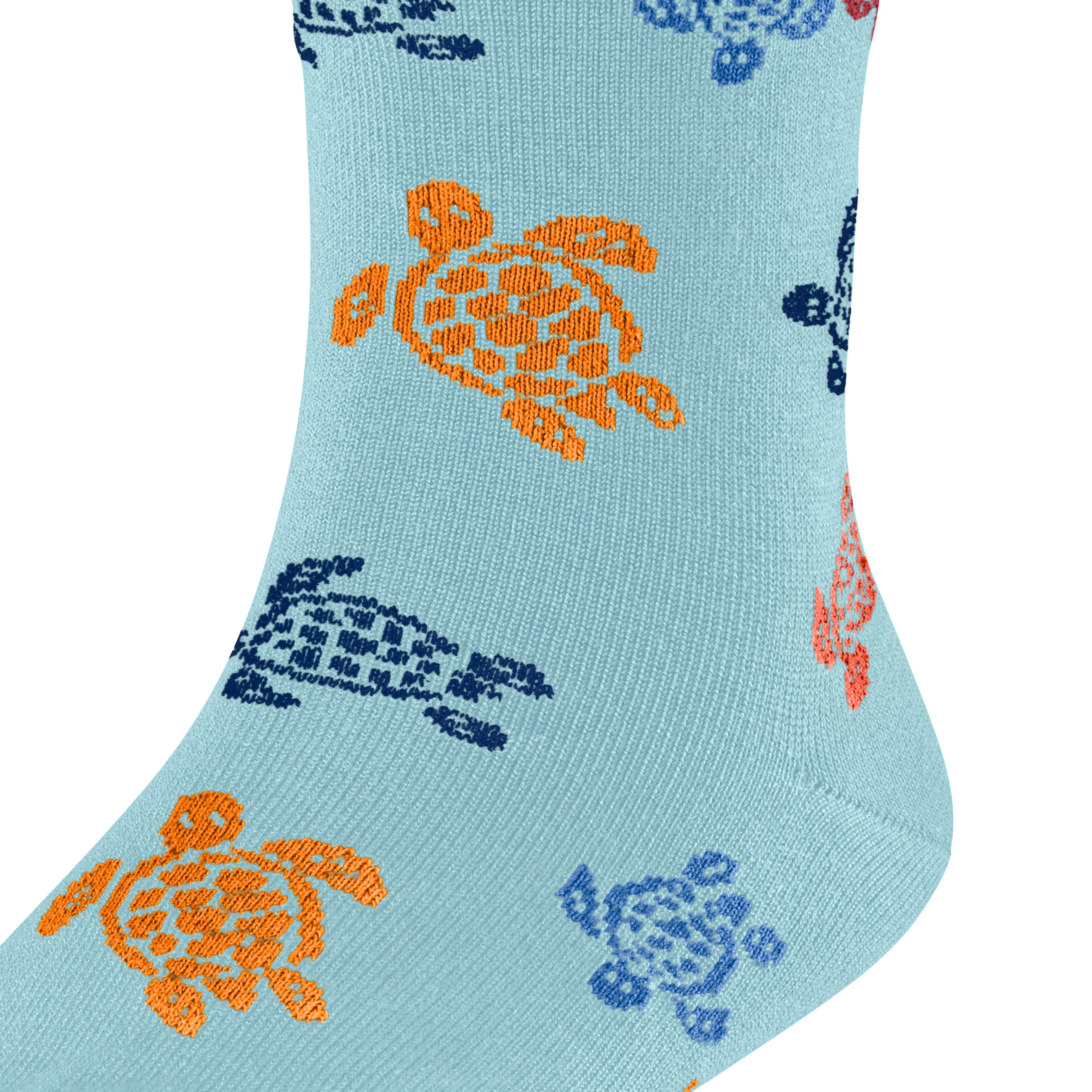 Mehrfarbige Rondes des Tortues Socken für Kinder – Vilebrequin x Falke