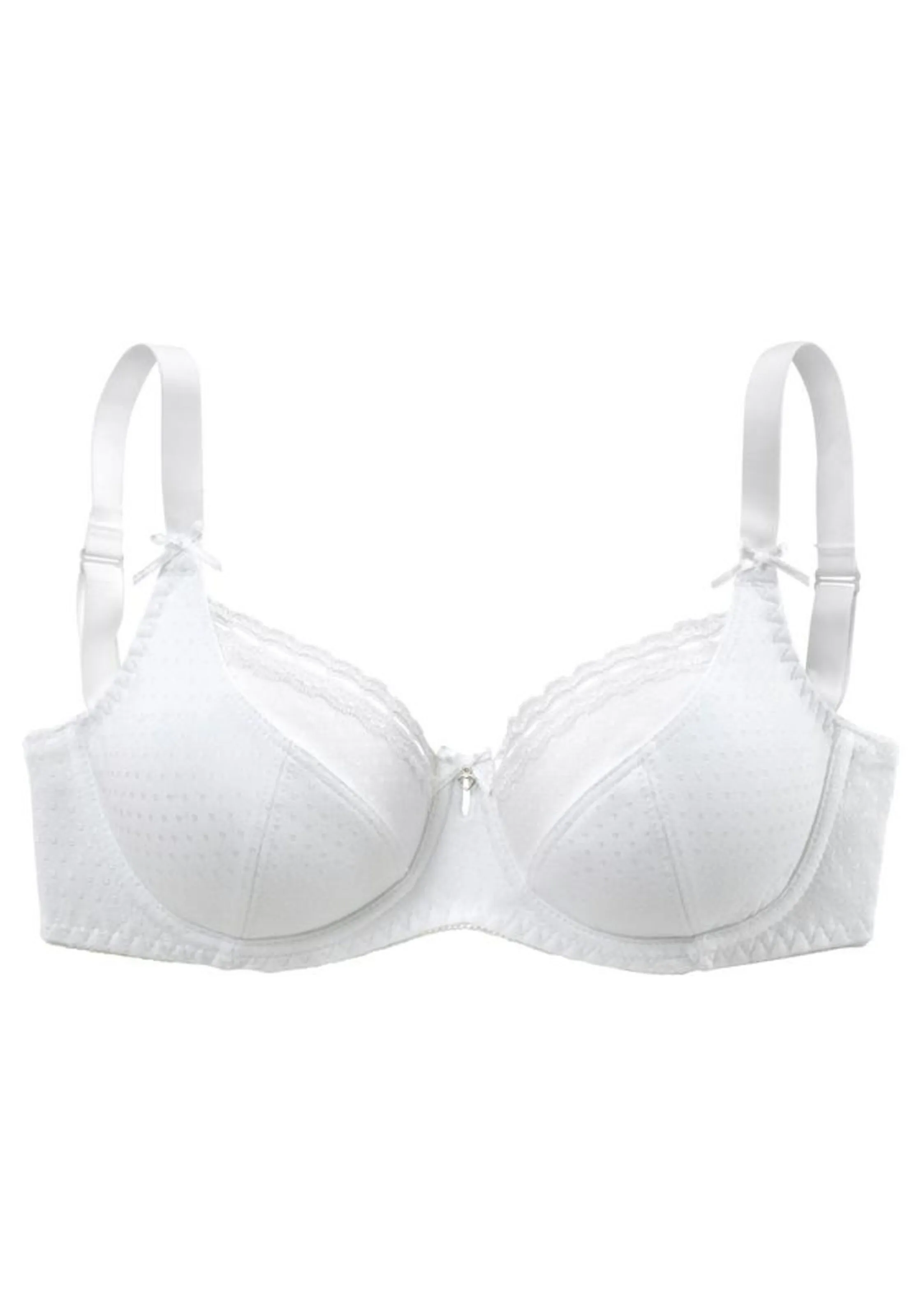 PETITE FLEUR T-Shirt BH in Pfirsich, Weiß
