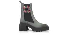 Platform Combat Stiefeletten