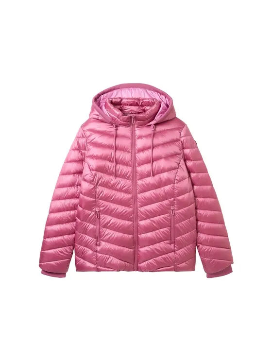Plus Size - Leichte Steppjacke mit Kapuze