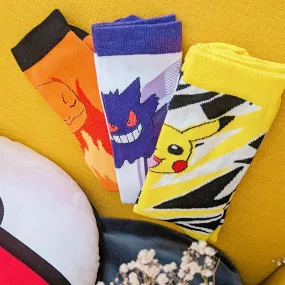 Pokemon - Crew Socken 3er Set | Elbenwald