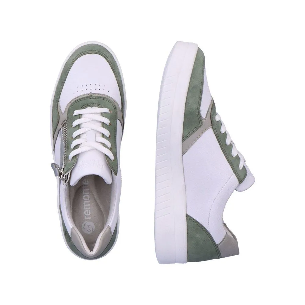 Remonte Damen Sneaker edelweiß-mintgrün S13 D0J01-80
