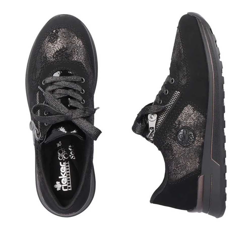 Rieker Damen Sneaker by Rieker nachtschwarz S23  N1411-90