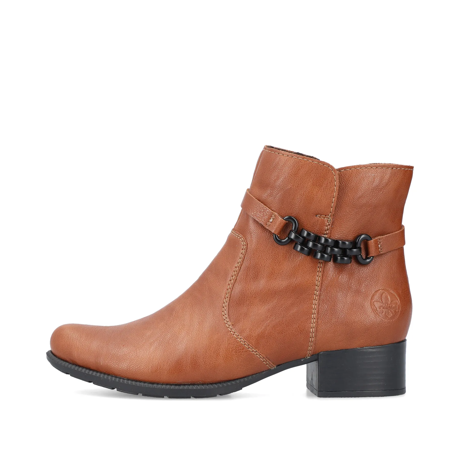 Rieker Damen Stiefeletten fuchsbraun | 78676-22