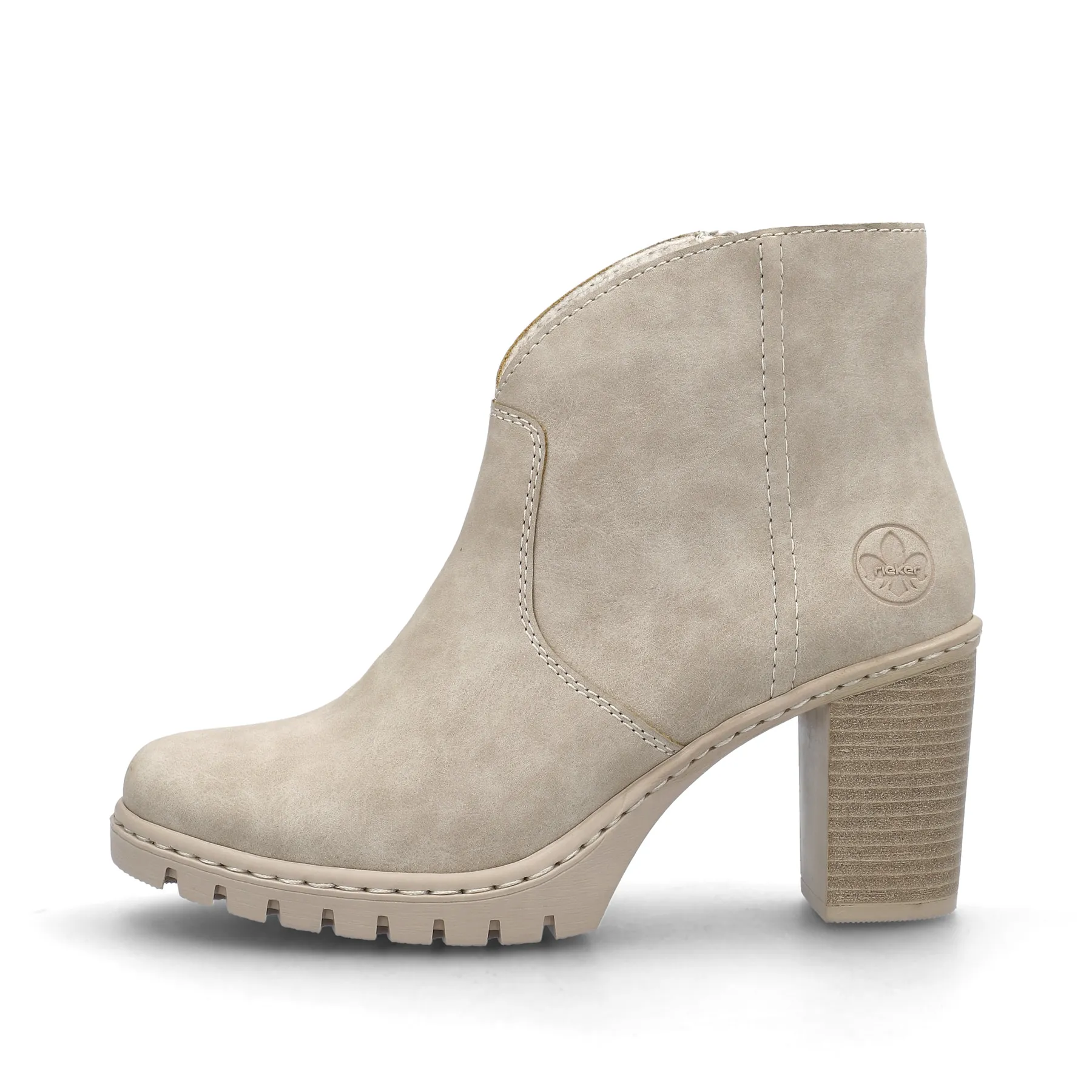 Rieker Damen Stiefeletten hellbeige | Y2553-60