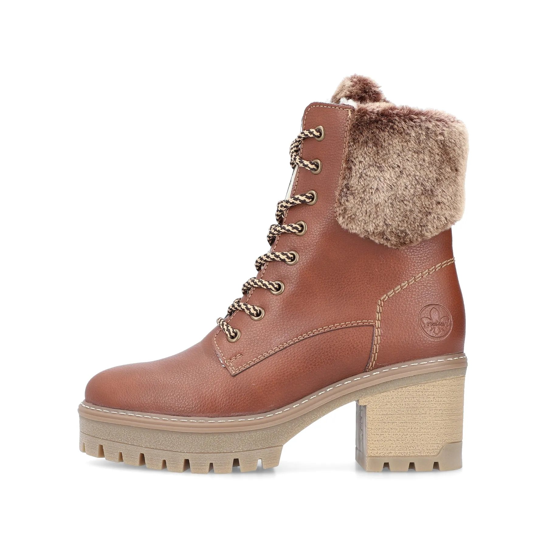 Rieker Damen Stiefeletten kaffeebraun | Y8532-25