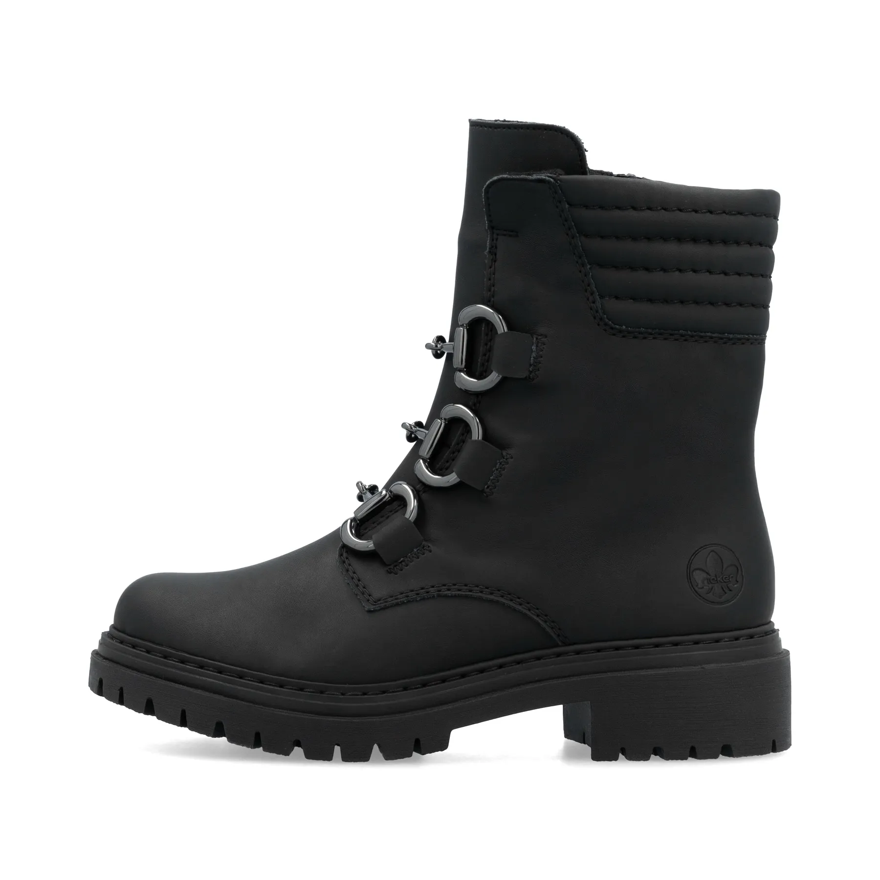 Rieker Damen Stiefeletten tiefschwarz | 72650-01