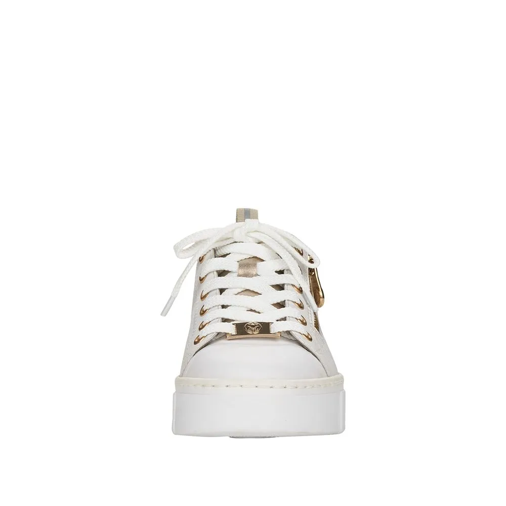 Riekerantistress Sneaker Schalensohle weiß S12  N5932-80