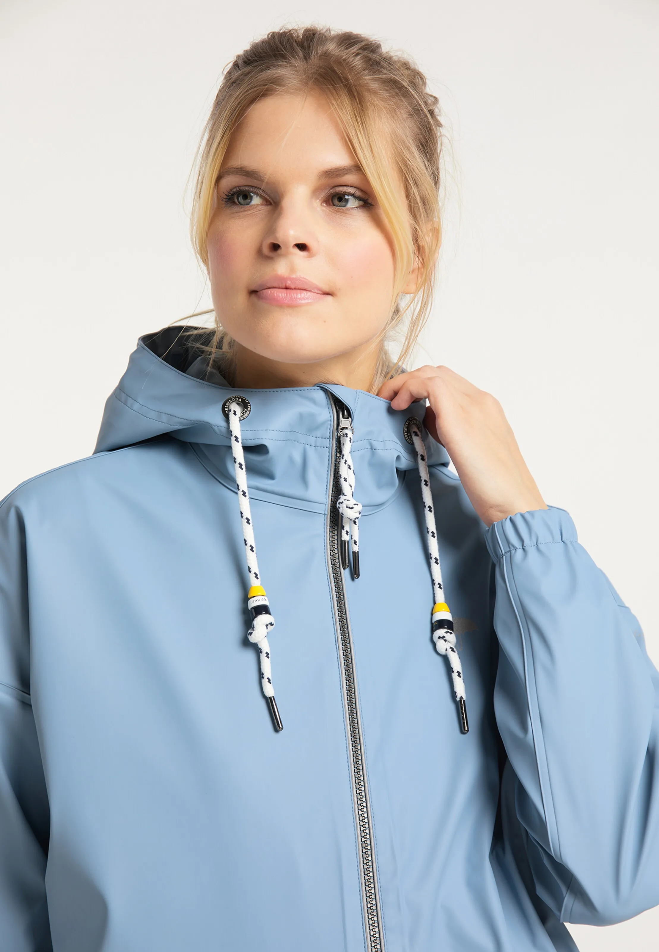 Schmuddelwedda Jacke in Rauchblau