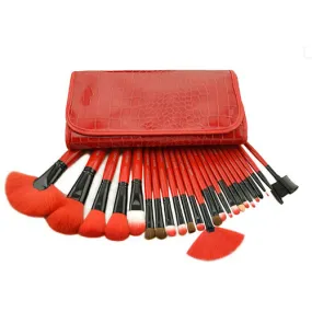 Schönheit-Makeup-Bürsten-Kosmetik-Satz mit 24 Stück und Koffer
