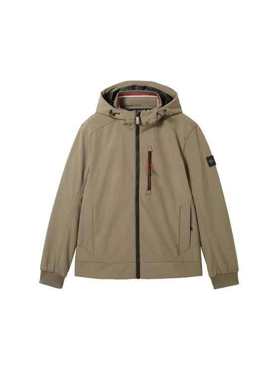 Softshell Jacke mit Kapuze