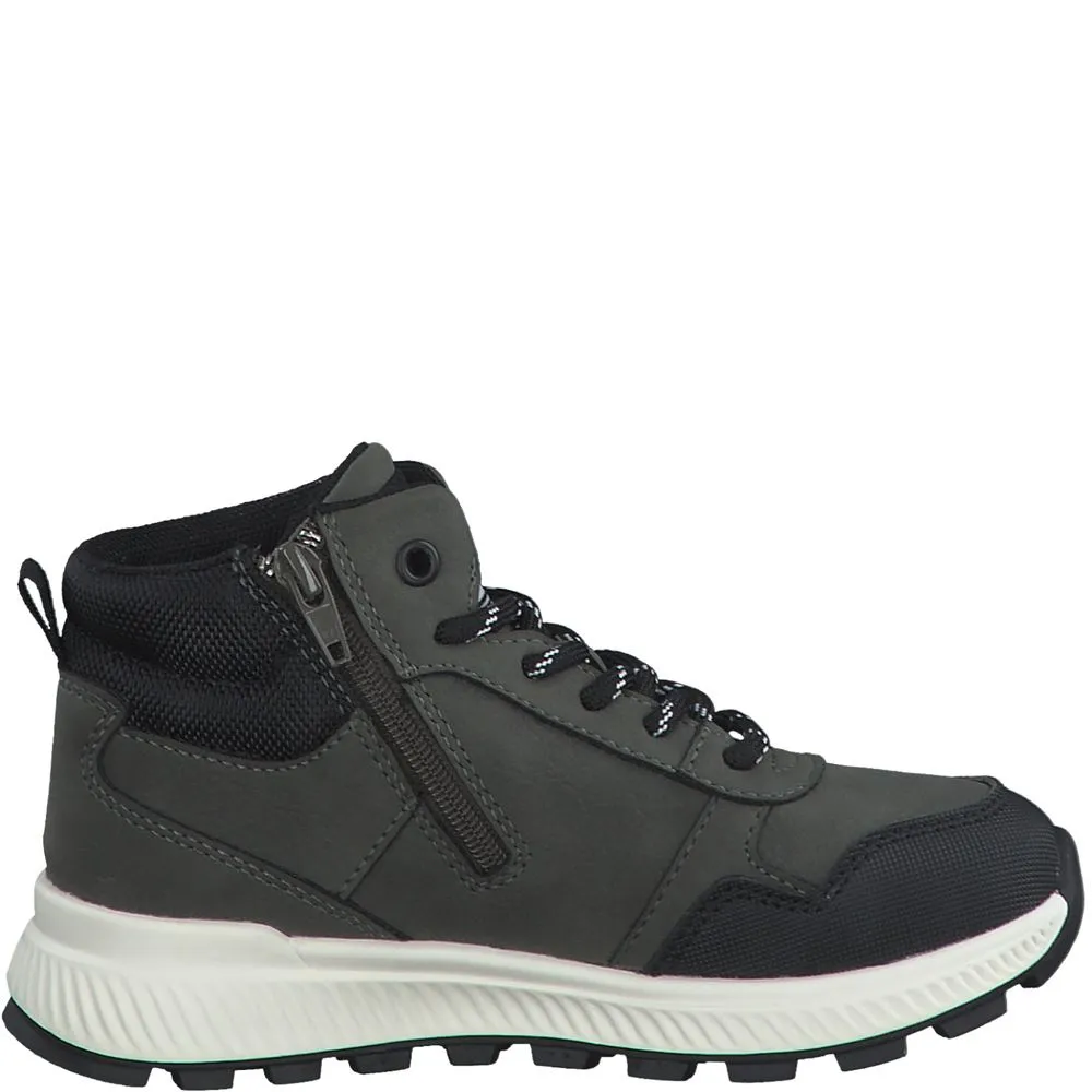 s.Oliver Jungen Sneaker High Schnürschuh Warmfutter grün S22 5-5-45105-39