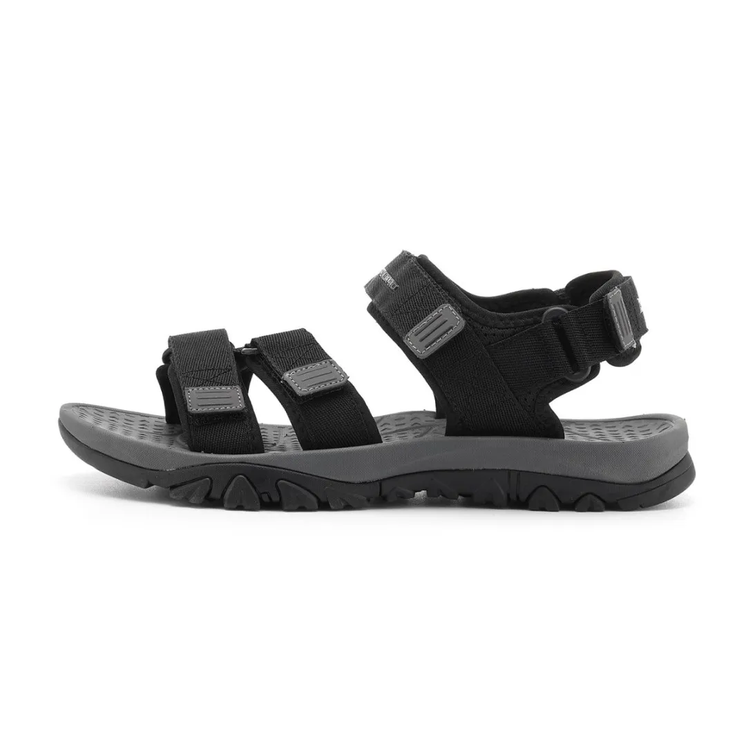 Sommerliche Outdoor-Sandalen ALPINE PRO KILEW schwarz 45