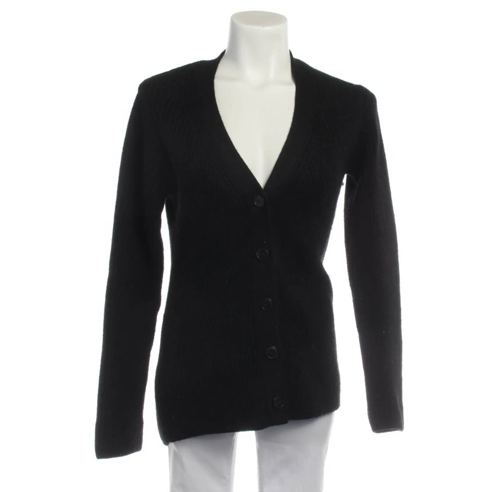 Strickjacke 2XS Schwarz