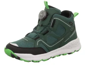 superfit Sneaker high mit BOA® Drehverschluss FREE RIDE, GORE-TEX Membrane,Wechselbare Einlegesohle, grün S23 1-000552-7010