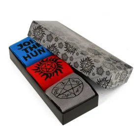 Supernatural Socken 3er Set in Geschenkbox | Elbenwald