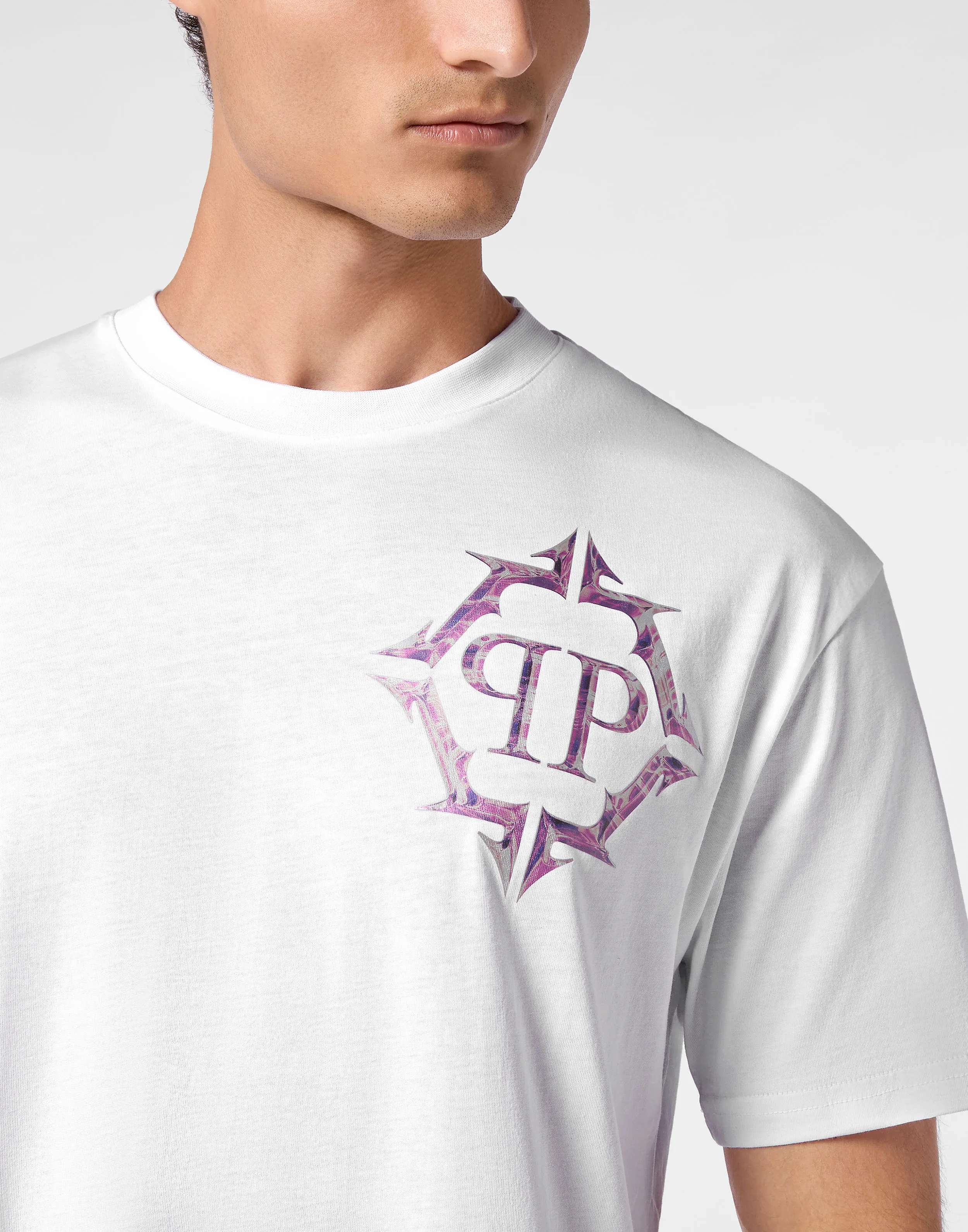 T-shirt Round Neck SS Chrome
