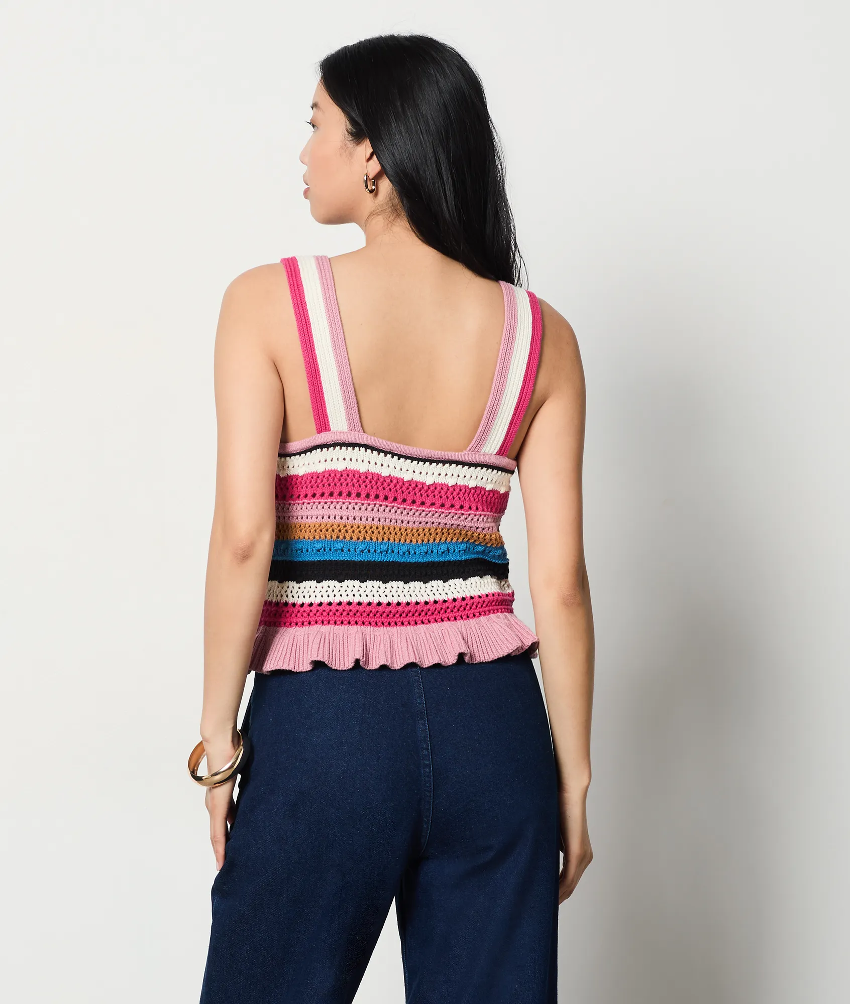 Tank Top aus Häkelarbeit COTON