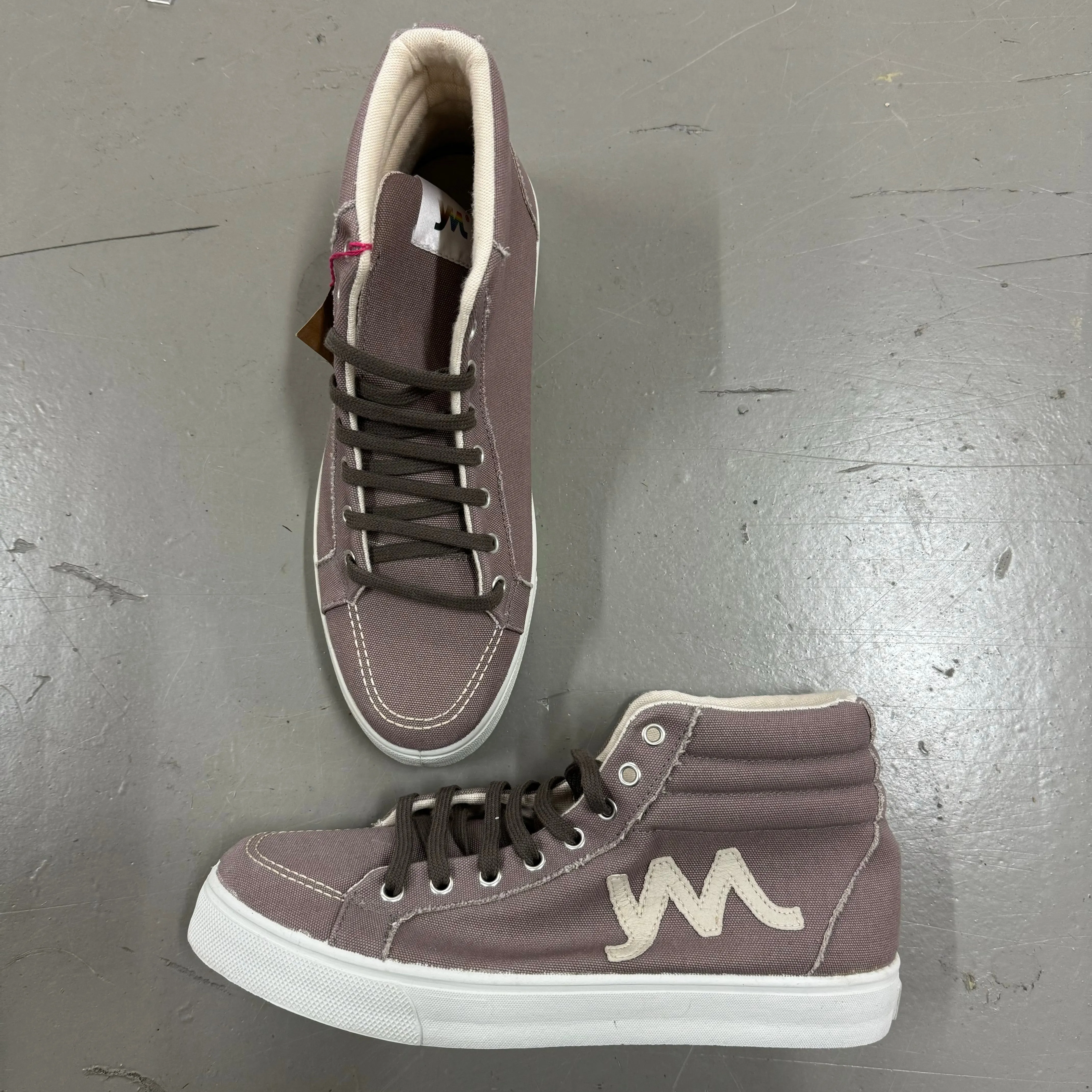 Youmans Unisex Canvas Sneaker "Manatee" - Braun-Grau
